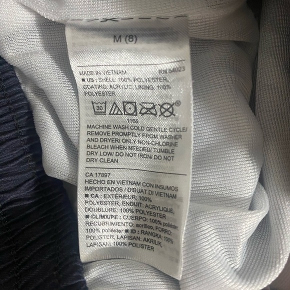 Old Navy Boys Medium Swimming Trunks Angelfish Print Design Gray with Drawstring - Picture 5 of 8